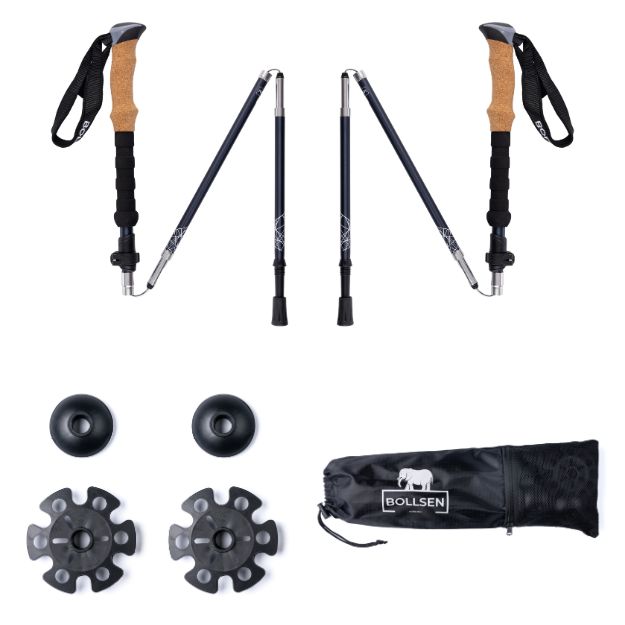 B&acirc;tons de randonn&eacute;e BOLLSEN Expedition Pro
